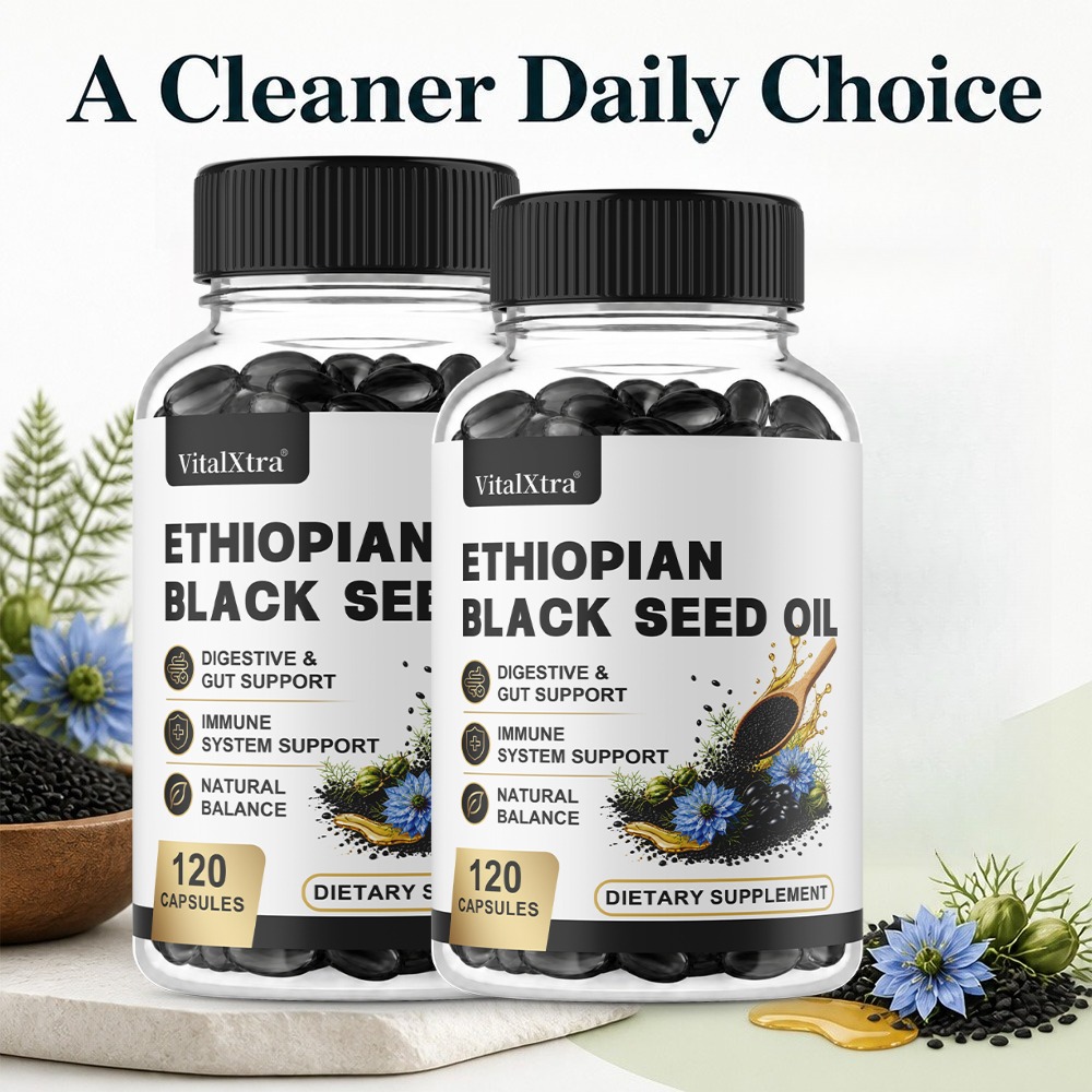 Herbal Supplement - Ethiopian Black Seed Oil Softgels 120