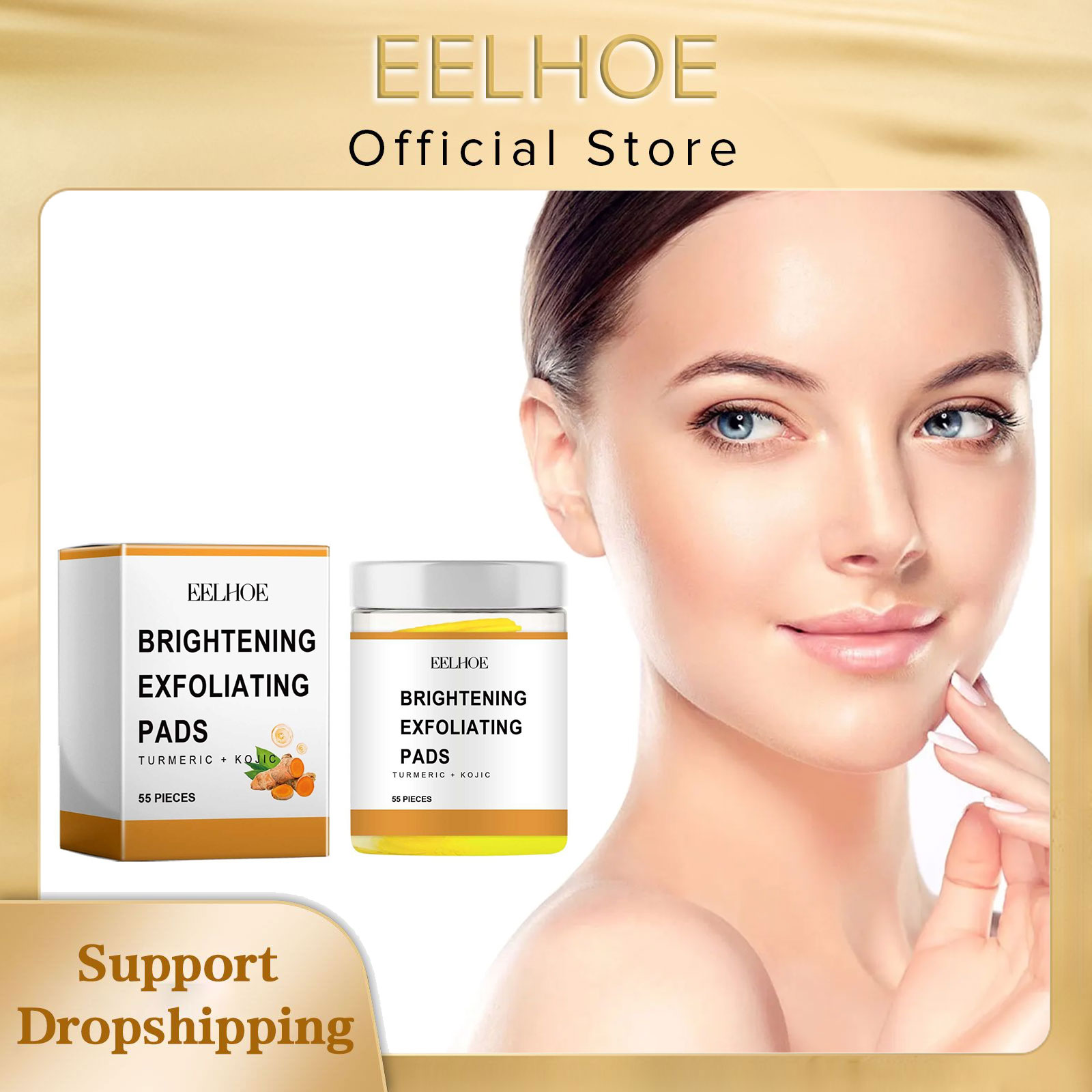 Turmeric - EELHOE Turmeric Exfoliating Pads Face Oil