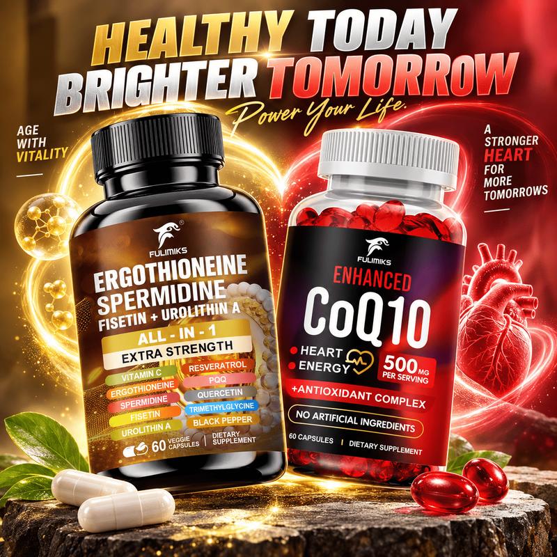 Turmeric - All-in-One CoQ10 + Ergothioneine Spermidine Supplement