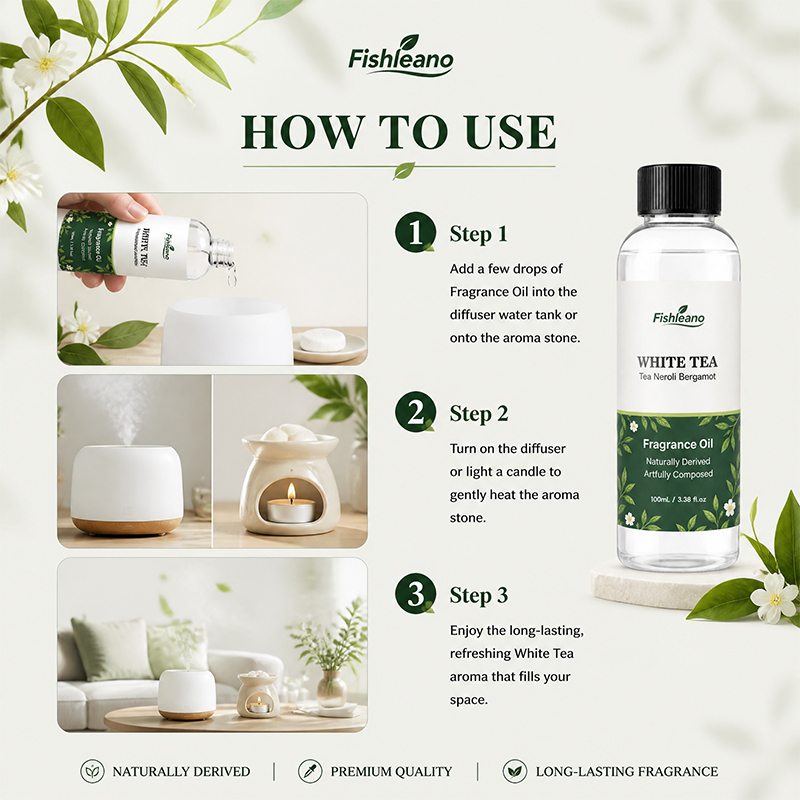 White Tea Fragrance Oil Aroma  - Chamomile Tea ulasan dan harga