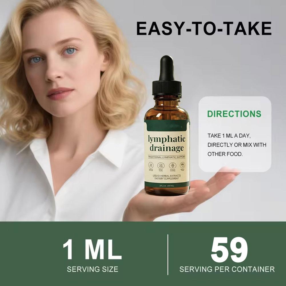 59ml Lymphatic Drainage Drops  - Herbal Tincture ulasan dan harga