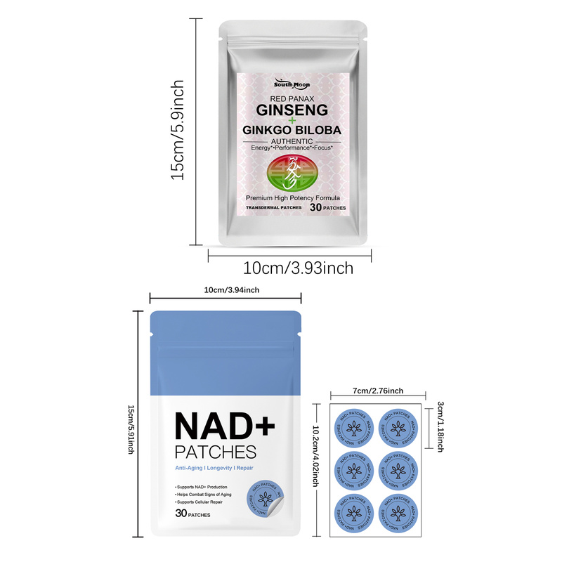 60pcs Combo NAD+ & Red Panax G - Ginger Tea ulasan dan harga