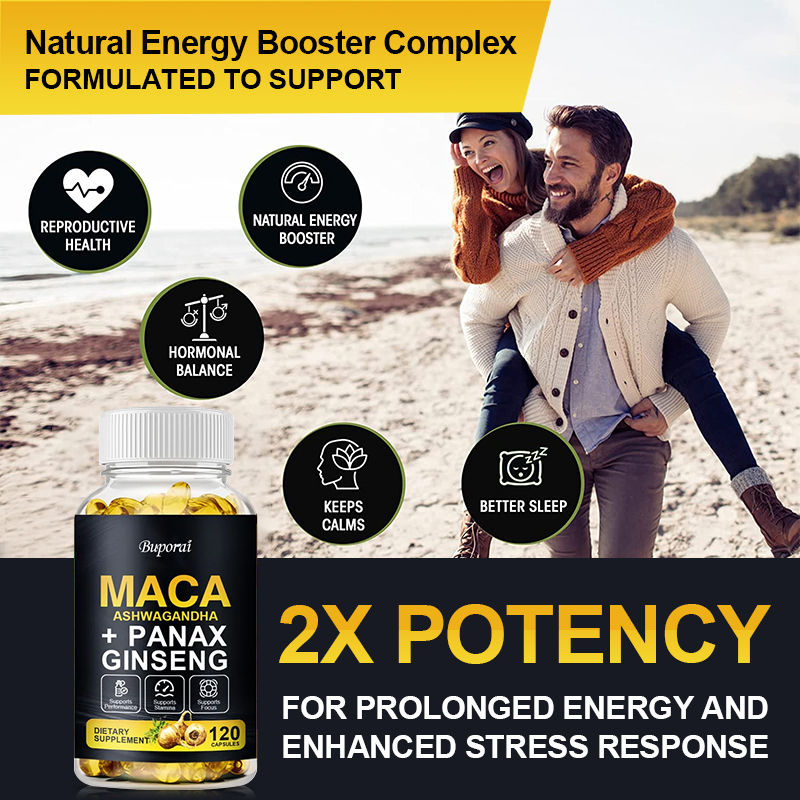 Maca, Panax Ginseng, Ashwagand - Ginger Tea ulasan dan harga