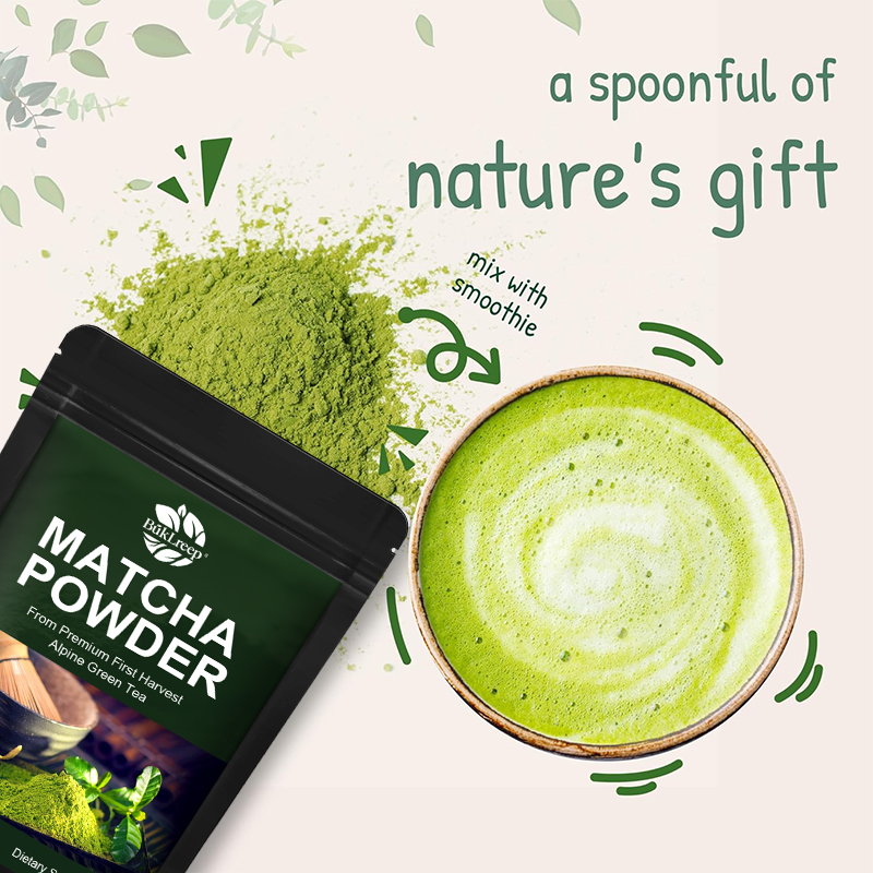 Matcha Powder, Natural Energy  - Herbal Supplement ulasan dan harga
