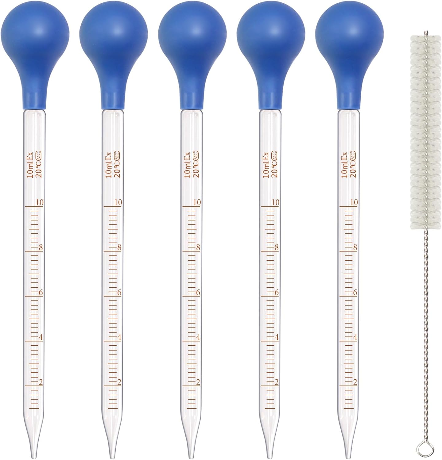 5 Pack 10ml Glass Pipette Drop - Essential Oils ulasan dan harga