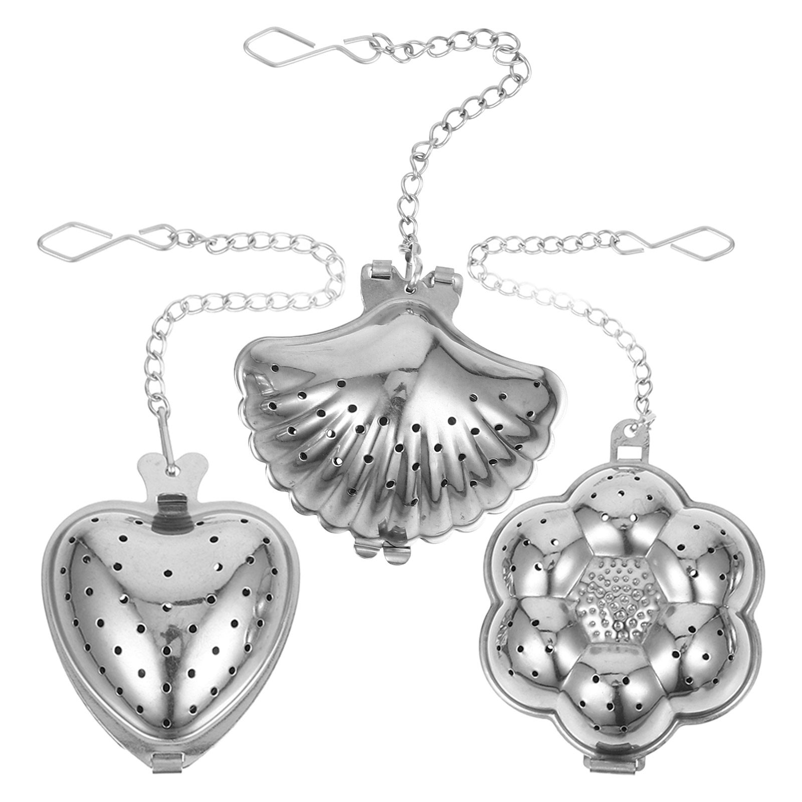 3Pcs Stainless Steel Tea Infus - Chamomile Tea ulasan dan harga