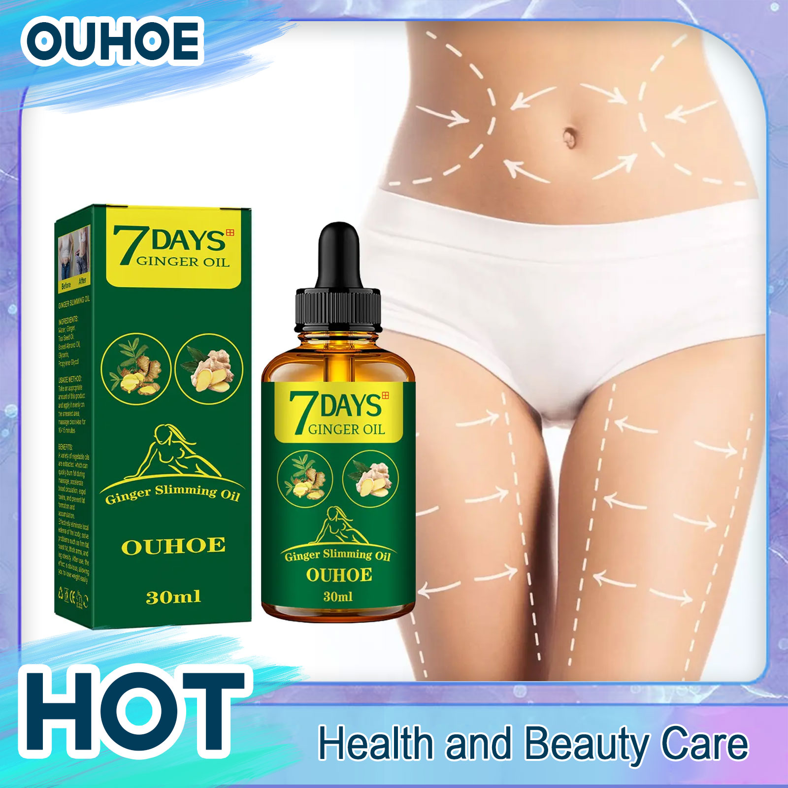 Ginger Slimming Oil Fast Burni - Ginger Tea ulasan dan harga