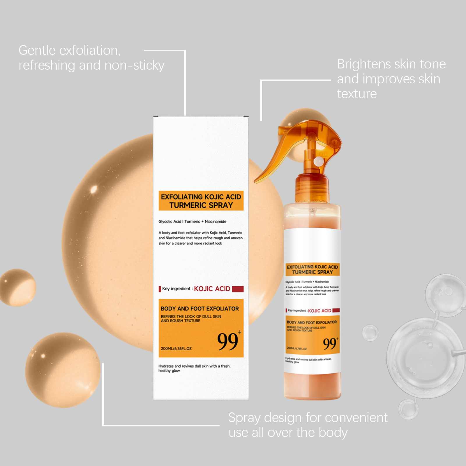 Kojic Acid Turmeric Care Spray - Turmeric ulasan dan harga