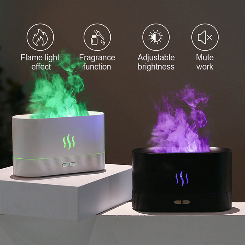 USB Desktop Flame Aroma Diffus - Lavender Oil ulasan dan harga