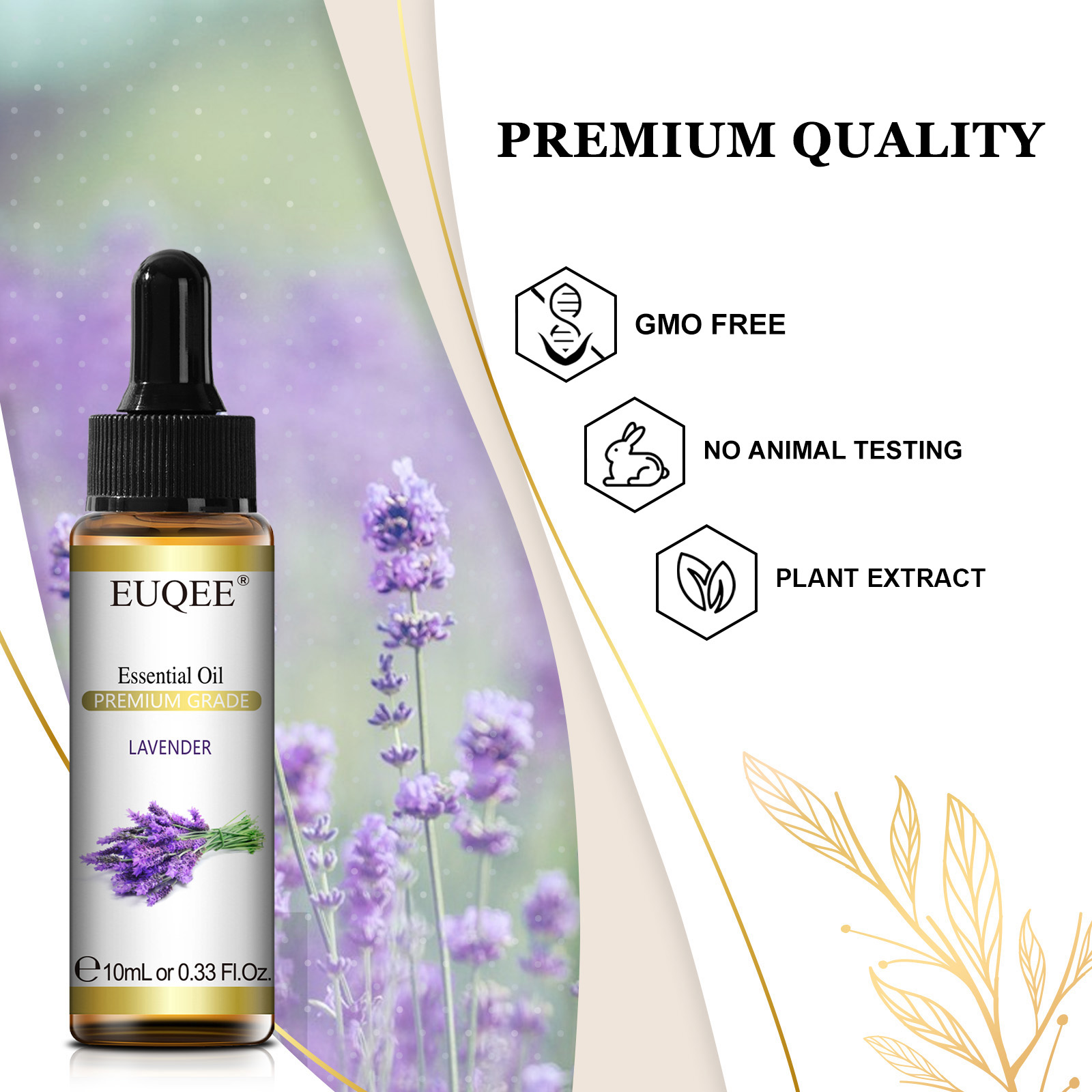 EUQEE 10ml Pure Natural Essent - Lavender Oil ulasan dan harga