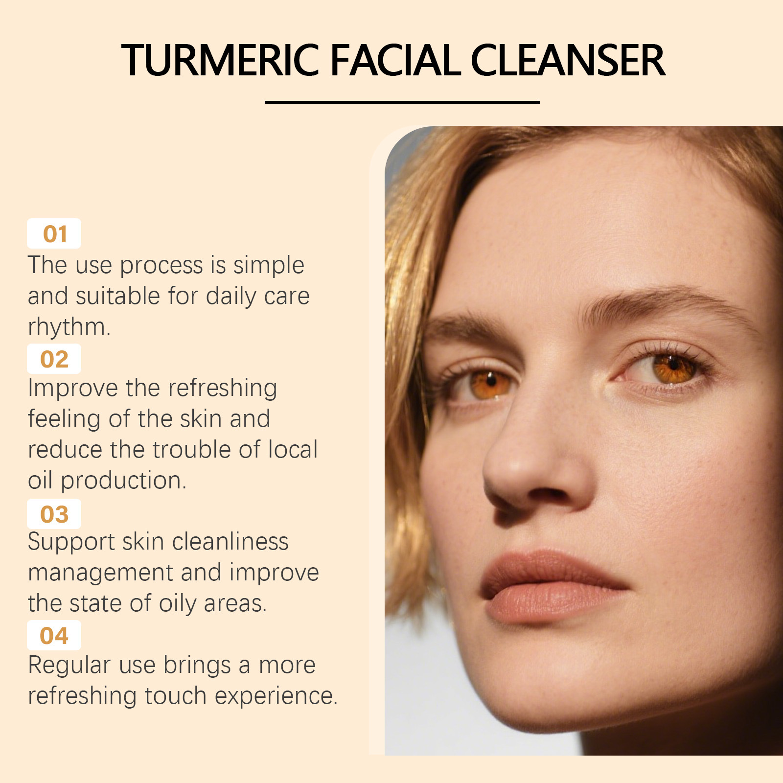 Turmeric Cleansing Mousse Deep - Turmeric ulasan dan harga