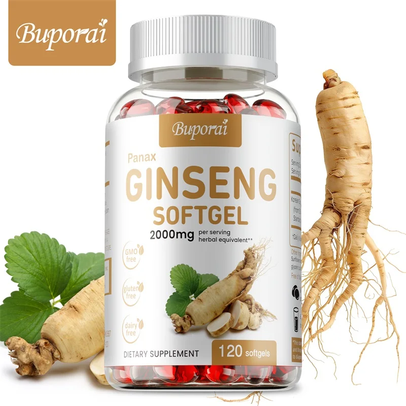 Red Panax Ginseng Capsules - f - Ginger Tea ulasan dan harga